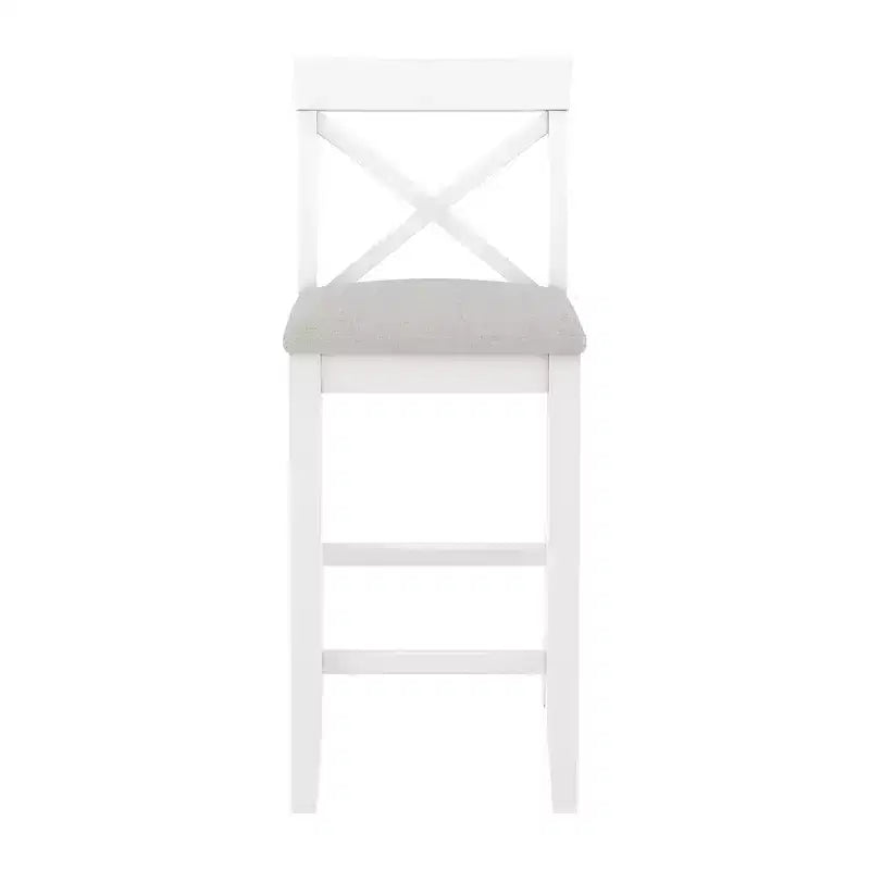 Whisen Farmhouse 48 Wood Dining Set with 2 Chairs