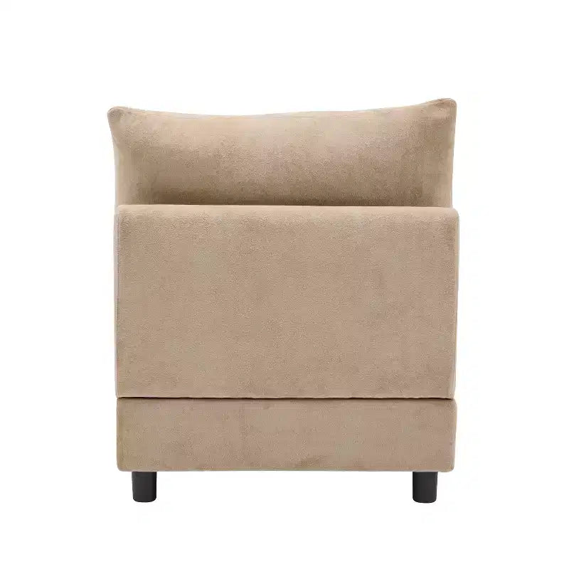 Christopher Knight Home Acker 4 Pieces Modern L Shape Upholstered Sectional Sofa Set