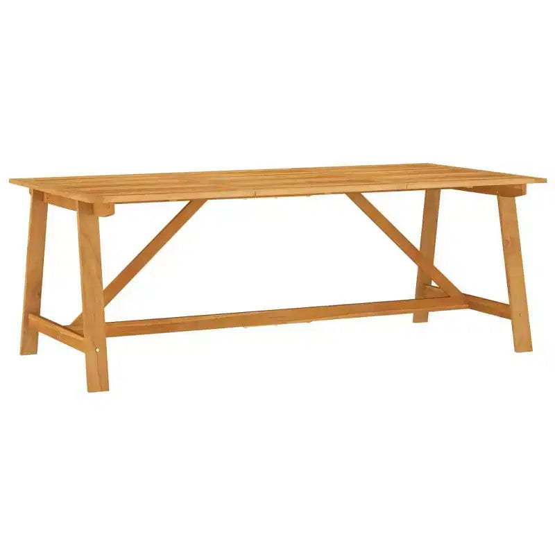 vidaXL Salon de jardin 7 pièces - Bois d'acacia massif et chaises en résine tressée, Coussins gris foncé, Résistant aux intempéries, Confortable et facile d'entretien