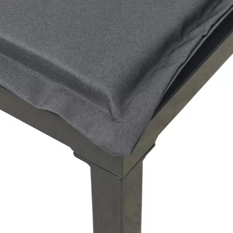 vidaXL Patio Lounge Set Sofa for Garden Lawn Set Black and Gray Poly Rattan