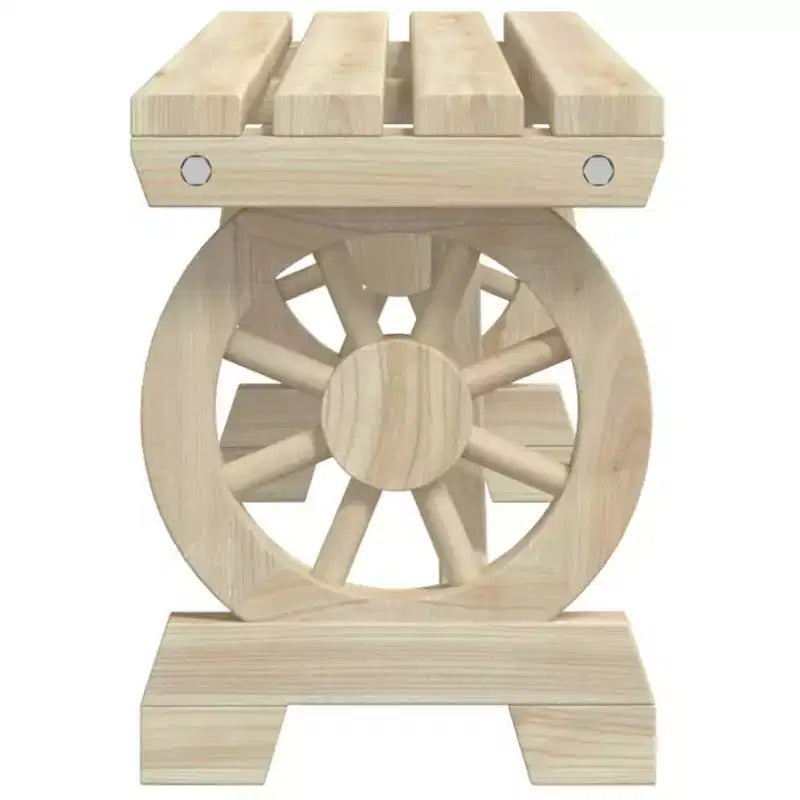 vidaXL Garden Dining Set Natural wood Solid fir wood Medium Durable