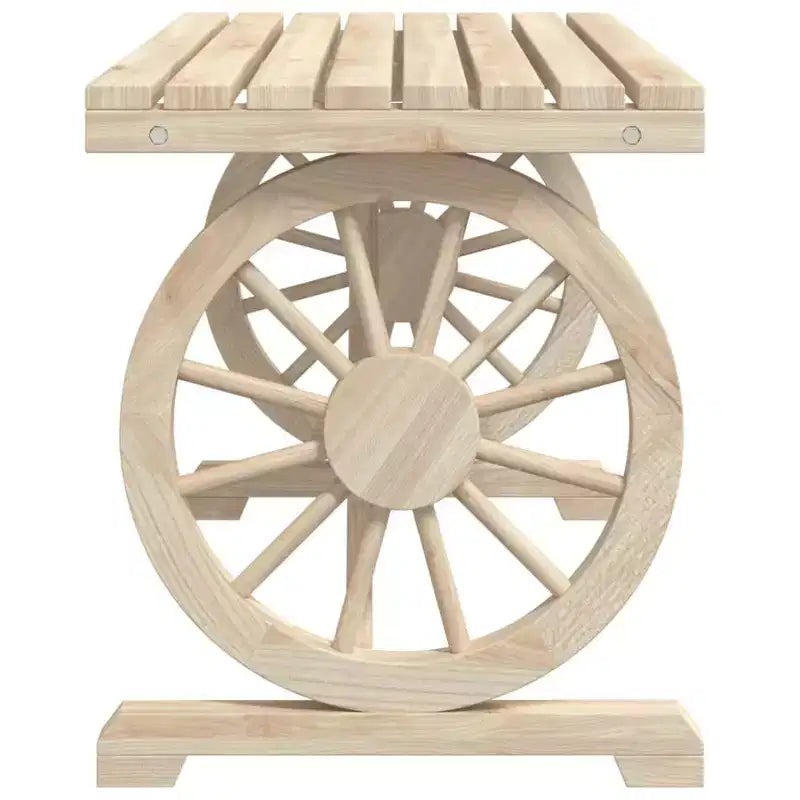 vidaXL Garden Dining Set Natural wood Solid fir wood Medium Durable