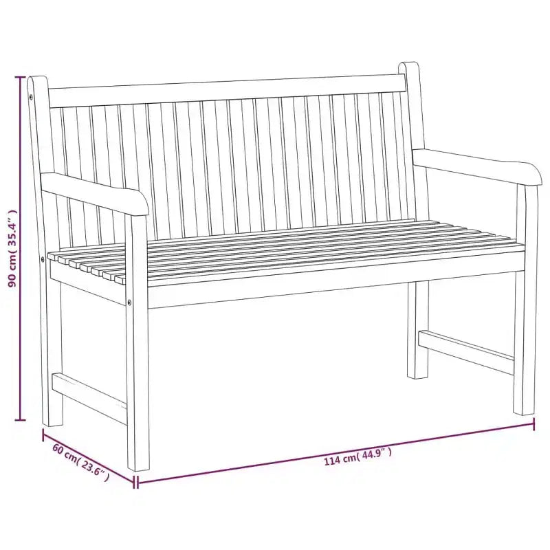 vidaXL Salon de jardin Teck massif Teck naturel Taille moyenne