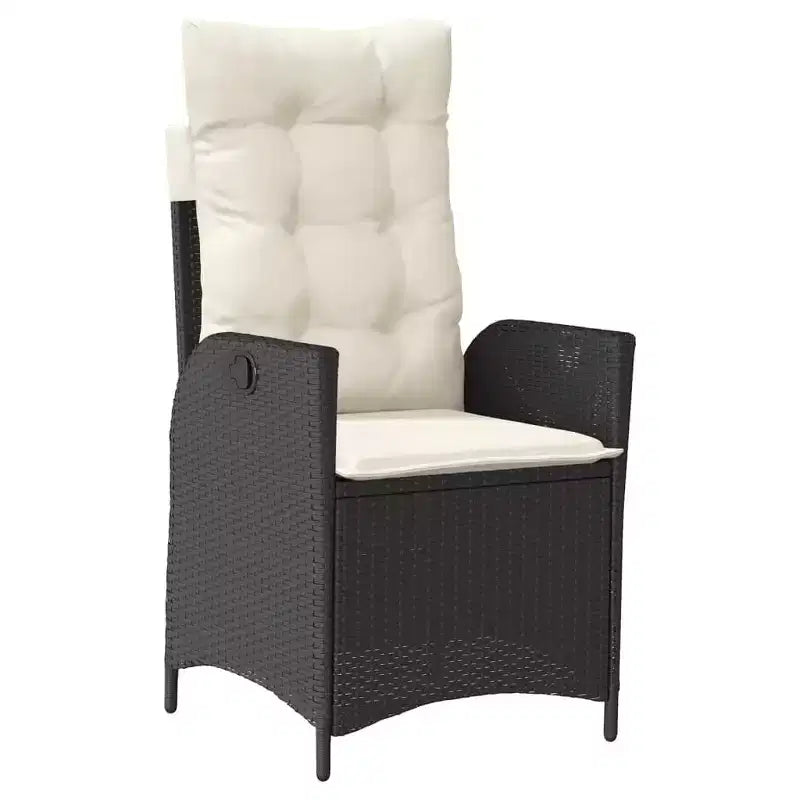 vidaXL Garden Dining Set Black, Brown, Cream