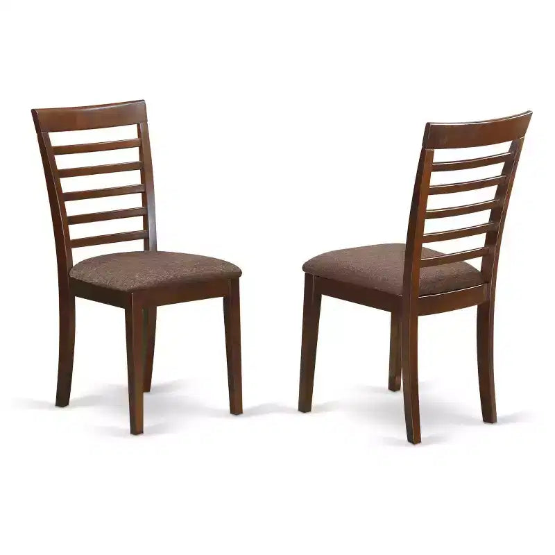 Ensemble de salle à manger rétro - Service de dînette 5 pièces avec chaises - Table ronde à abattants - Bois dur asiatique