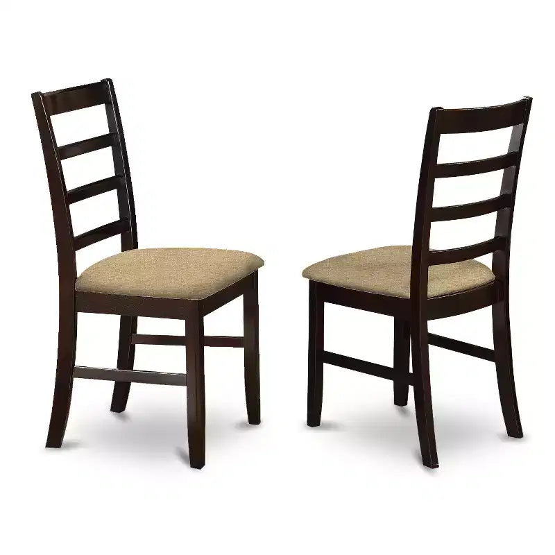 Ensemble de salle à manger 5 pièces - Table de cuisine ronde et 4 chaises - Ensemble de salle à manger côtier - Table de 42 pouces