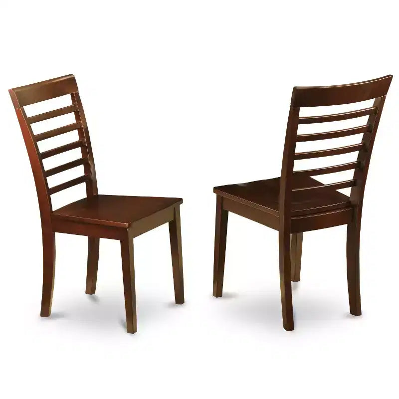 Ensemble table et chaises de cuisine - Table carrée et 2 chaises - Style ancien - 91 cm