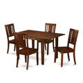 Modern Kitchen Dining Set - Small Table with 4 Chairs - Elegant Design for Home