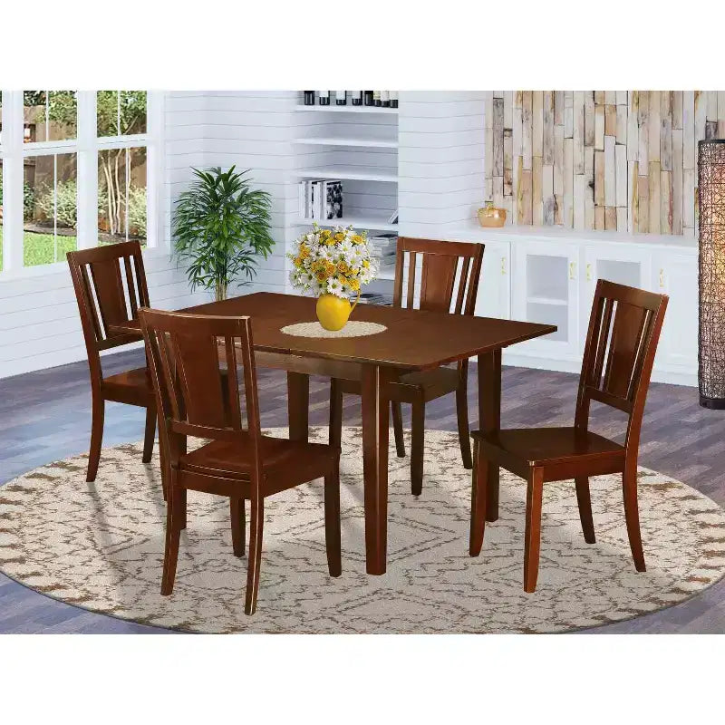 Ensemble de salle à manger cuisine moderne - Petite table avec 4 chaises - Design élégant pour la maison