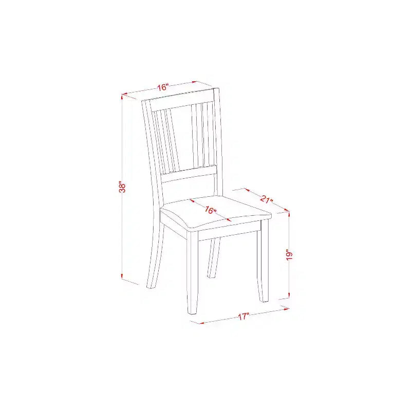 Dinette Set - Table and Chairs - Kitchen Dining Room Furniture - Modern Design