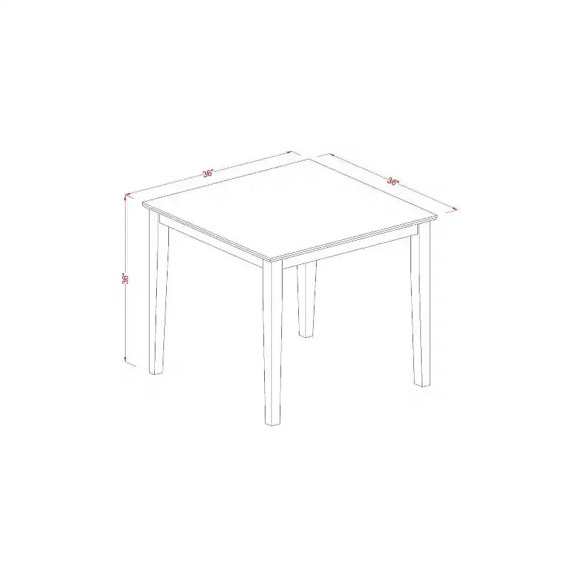 Counter Height Dining Set - 4 Person Table & Chairs - Kitchen Dining Room Furniture