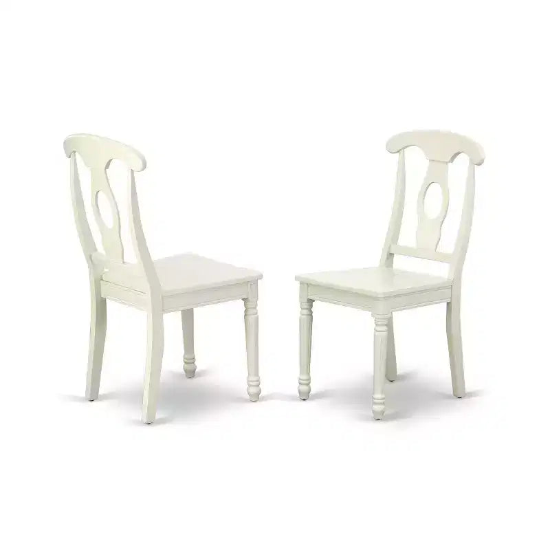 Country Cottage Dining Set 6pc - 60 Inch Table, 4 Chairs, Bench - Farmhouse Style