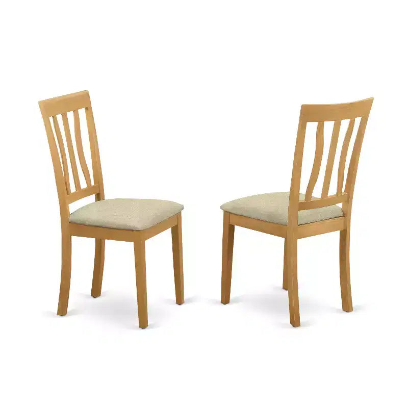 Ensemble Table à Manger Rococo - Table Ronde avec 2 Chaises Élégantes - Meubles de Style Antique