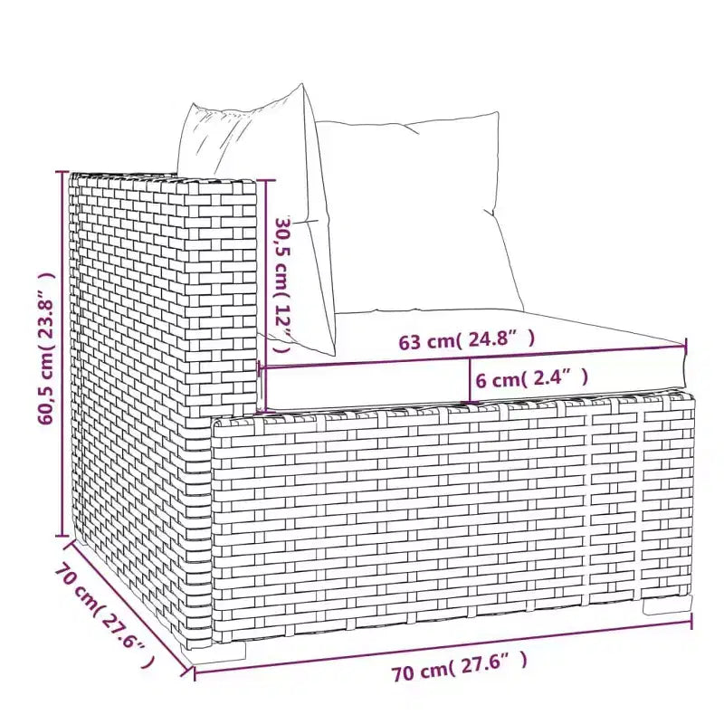 vidaXL Patio Lounge Set