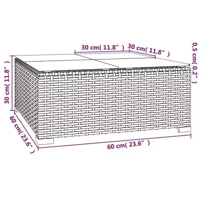 vidaXL Patio Lounge Set