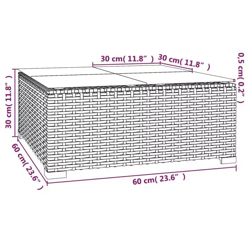 vidaXL Patio Lounge Set