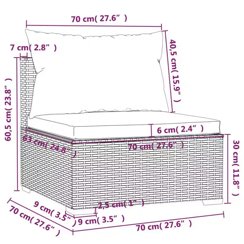 vidaXL Patio Lounge Set
