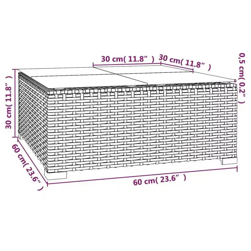 vidaXL Patio Lounge Set