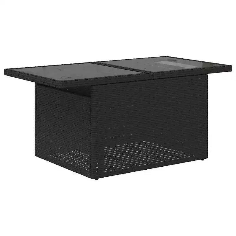 vidaXL Salon de jardin avec coussins, Modulable, Extérieur, 7 pièces, Résine tressée