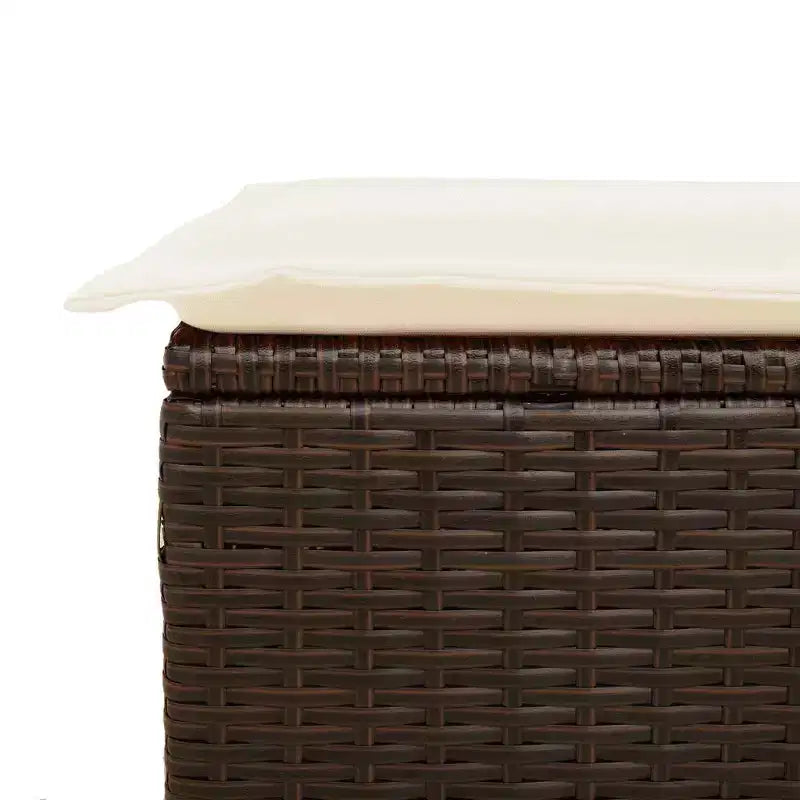 vidaXL 12 Piece Patio Sofa Set with Cushions Poly Rattan