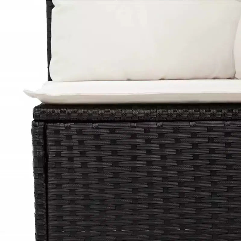 vidaXL Salon de jardin 8 pièces avec coussins en résine tressée gris