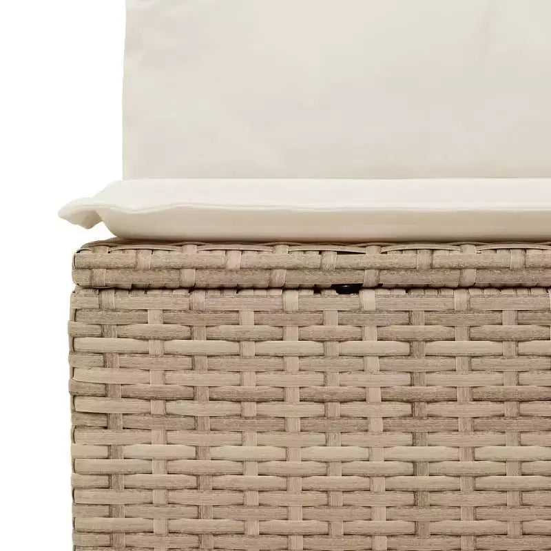 vidaXL Salon de jardin 8 pièces avec coussins en résine tressée gris