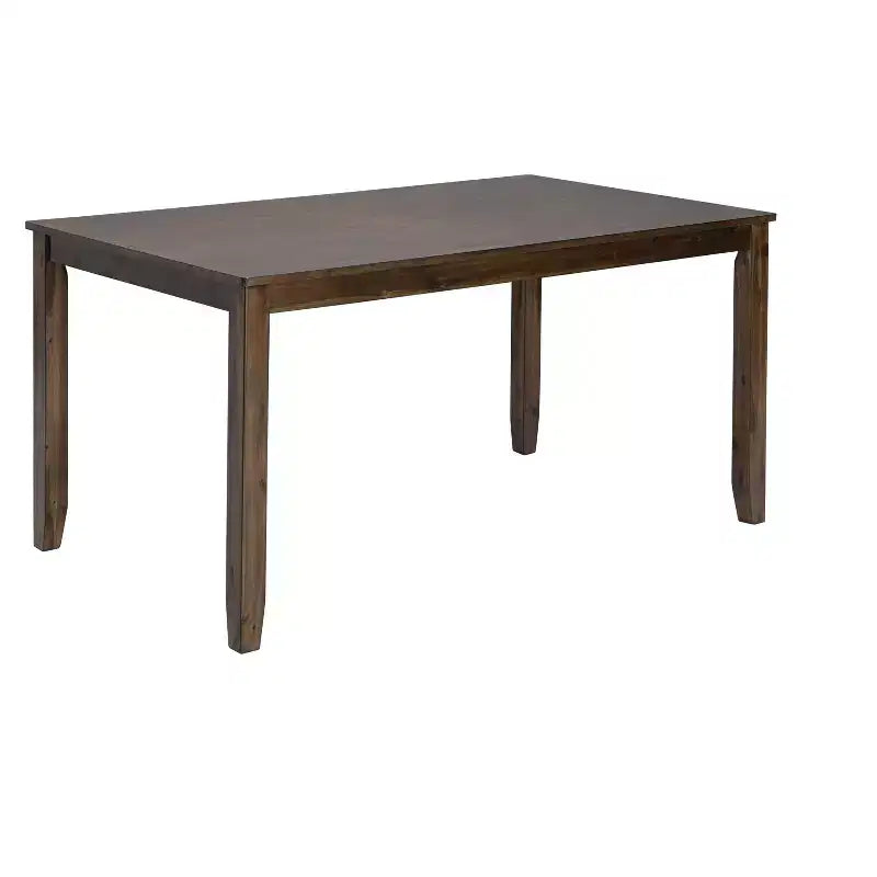 sumyeg Ensemble de 6 pièces de table à manger rectangulaire avec chaises et banc pour cuisine ou salle à manger