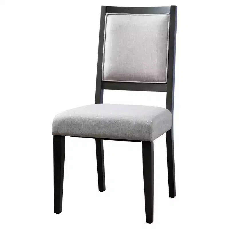 Ensemble de salle à manger rustique Whisen 7 pièces extensible, table de cuisine à tréteaux de 82 po et 6 chaises de salle à manger rembourrées avec pieds en bois d'hévéa