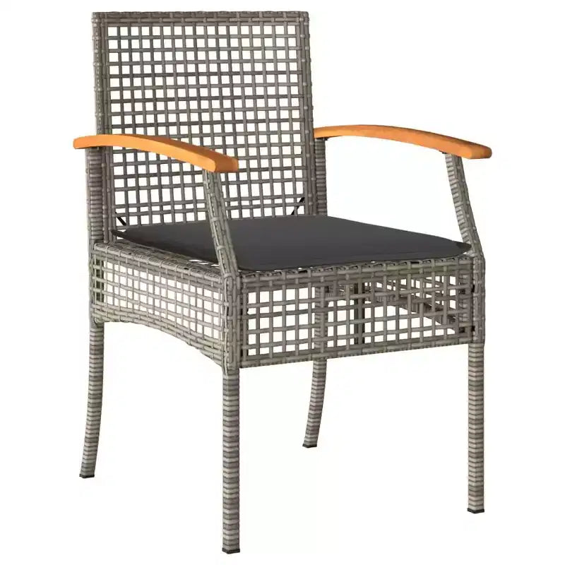 vidaXL Garden Dining Set with Cushions - Modern Design