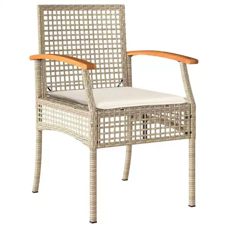 vidaXL Garden Dining Set with Cushions - Modern Design