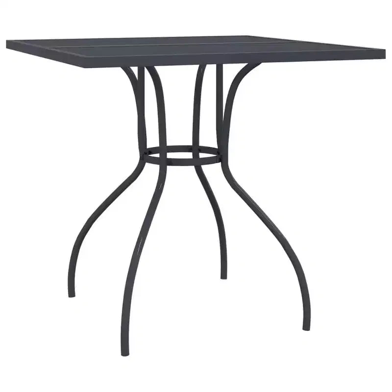 vidaXL Anthracite Metal Mesh Garden Dining Set