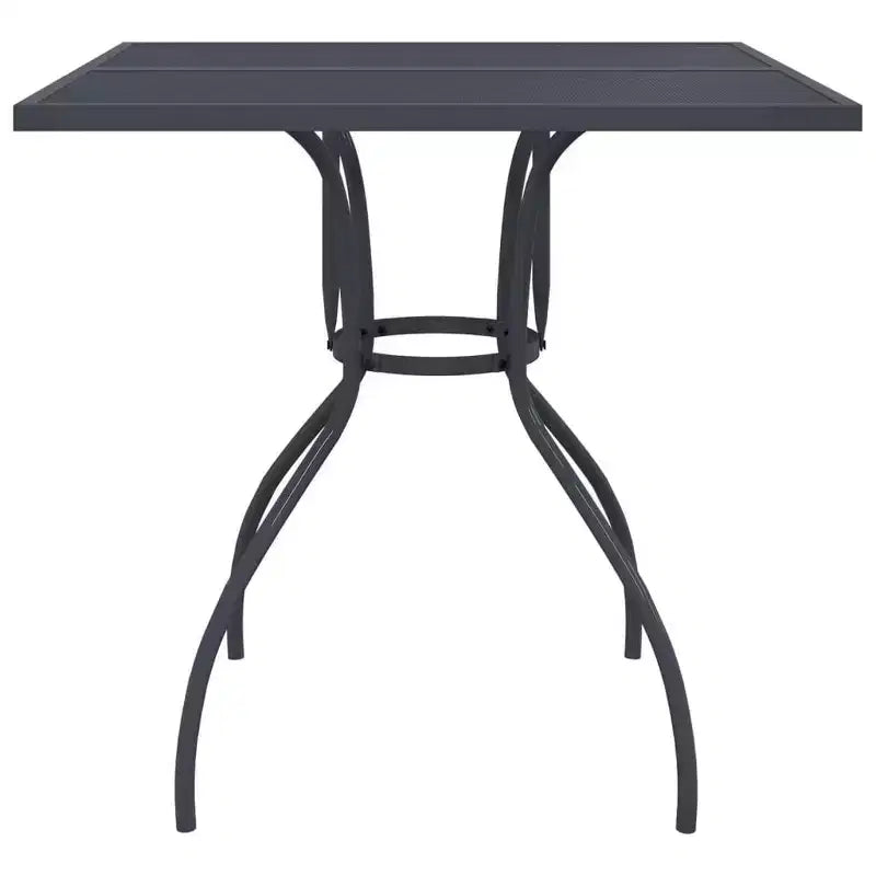 vidaXL Anthracite Metal Mesh Garden Dining Set