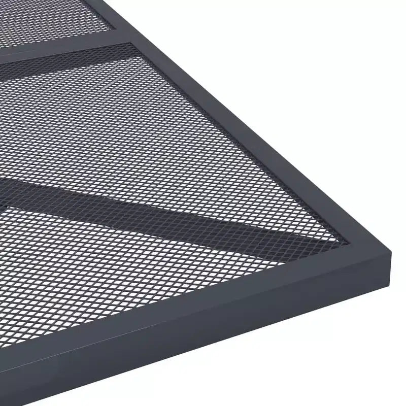 vidaXL Anthracite Metal Mesh Garden Dining Set