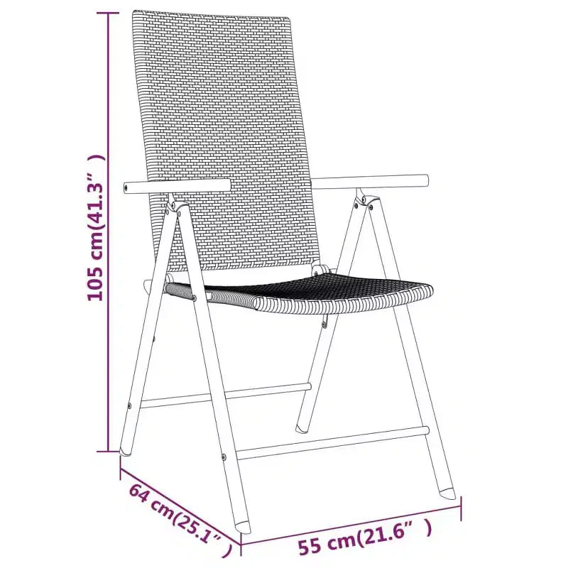 vidaXL Patio Dining Set Outdoor Furniture 3/5/7/Multi Sizes