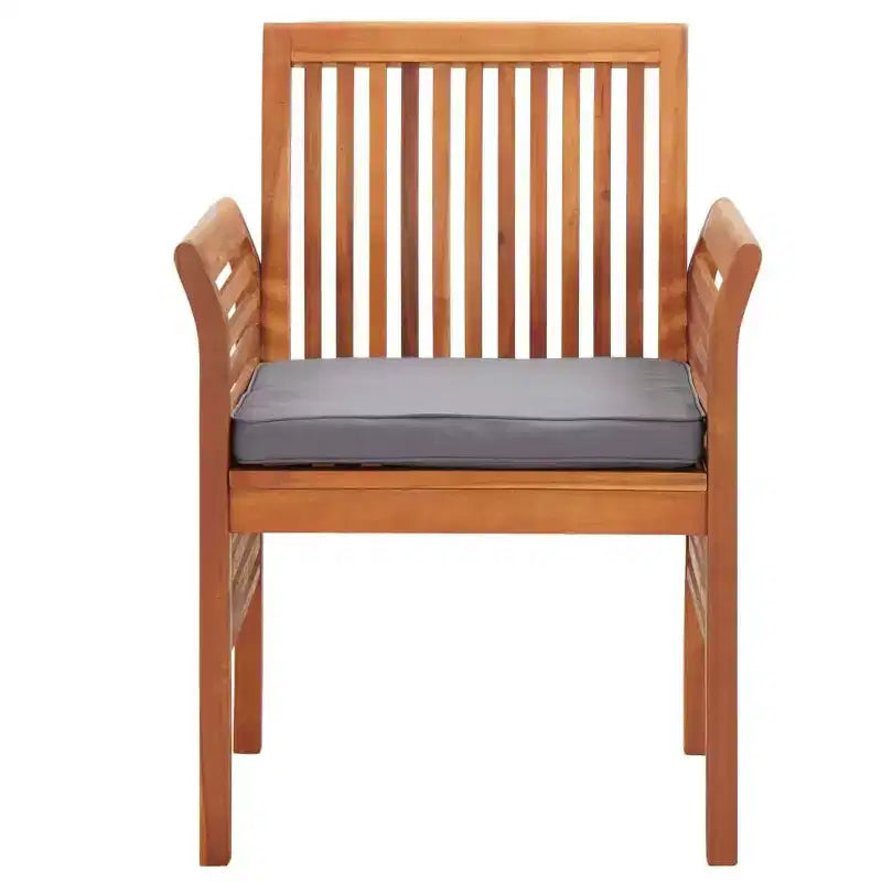 vidaXL Outdoor Dining Set with Cushions - Solid Acacia Wood