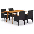 vidaXL Patio Dining Set with Cushions