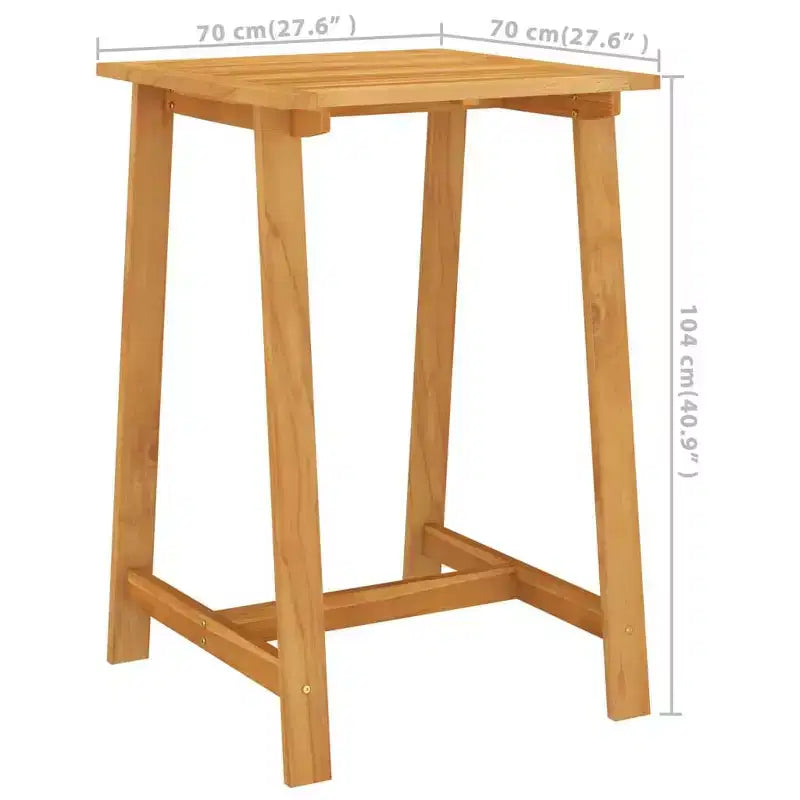 vidaXL Ensemble de bar de patio Table de bar et tabourets Ensemble de mobilier de patio avec coussins