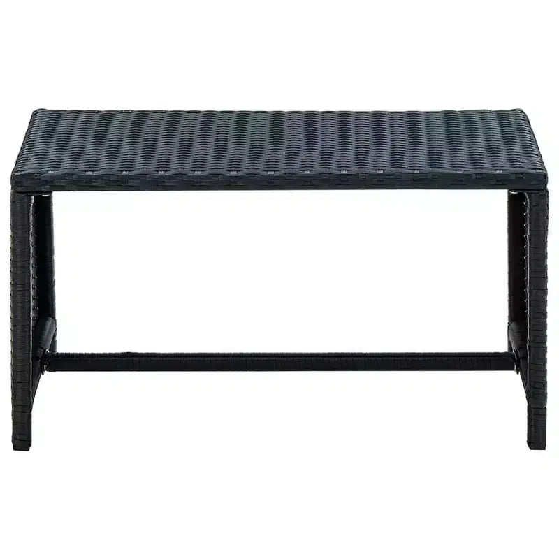 vidaXL Sofa Set PE rattan, powder-coated steel, polyester Medium