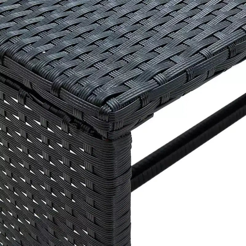 vidaXL Sofa Set PE rattan, powder-coated steel, polyester Medium