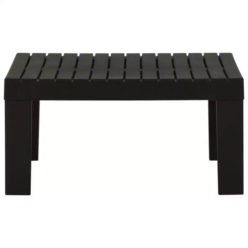 vidaXL Garden Lounge Set Plastic Normal Seats 4 Garden Lounge Set