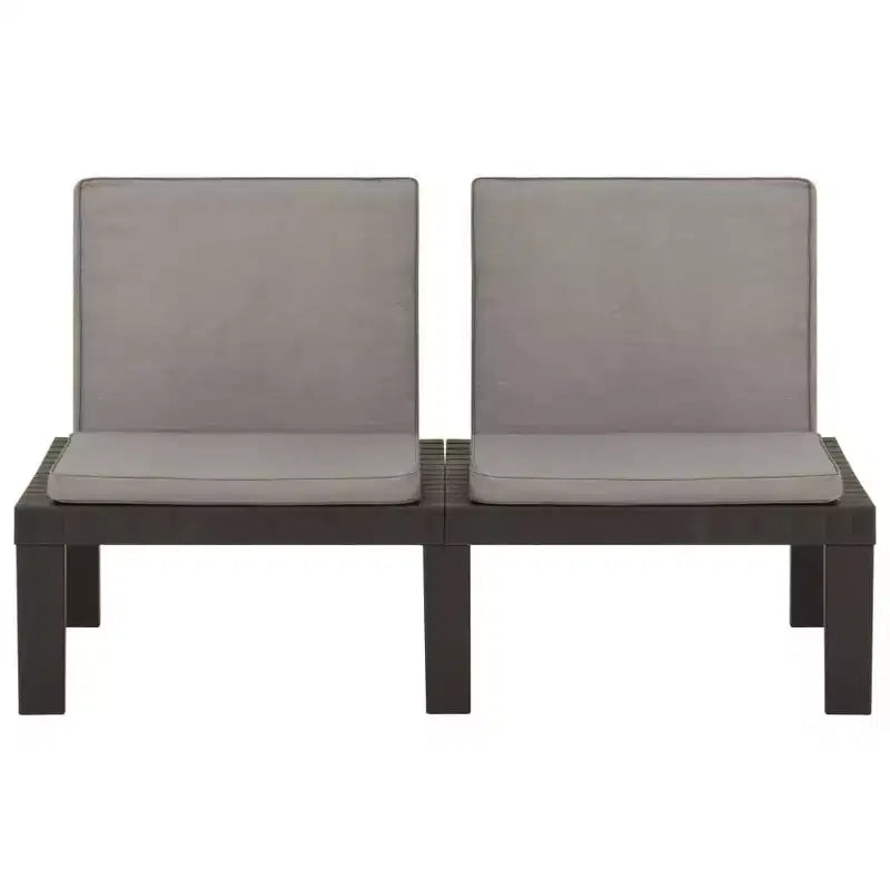 vidaXL Garden Lounge Set Plastic Normal Seats 4 Garden Lounge Set