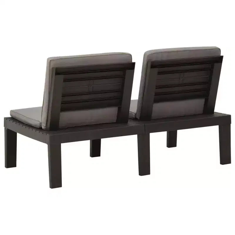 vidaXL Garden Lounge Set Plastic Normal Seats 4 Garden Lounge Set