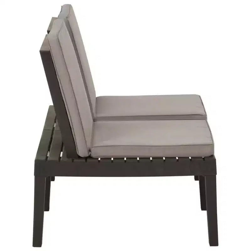 vidaXL Garden Lounge Set Plastic Normal Seats 4 Garden Lounge Set