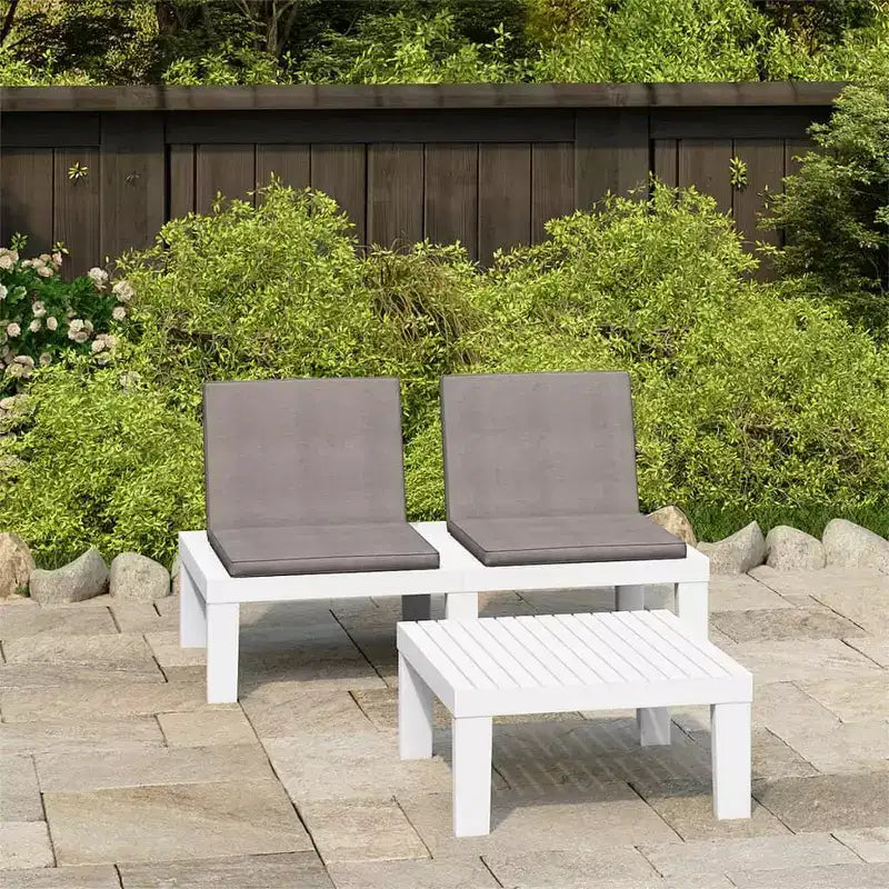 vidaXL Garden Lounge Set Plastic Normal Seats 4 Garden Lounge Set