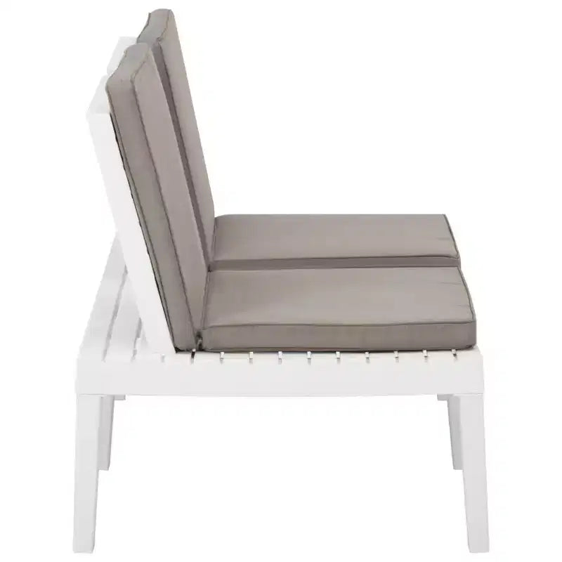 vidaXL Garden Lounge Set Plastic Normal Seats 4 Garden Lounge Set