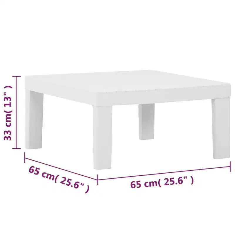vidaXL Garden Lounge Set Plastic Normal Seats 4 Garden Lounge Set