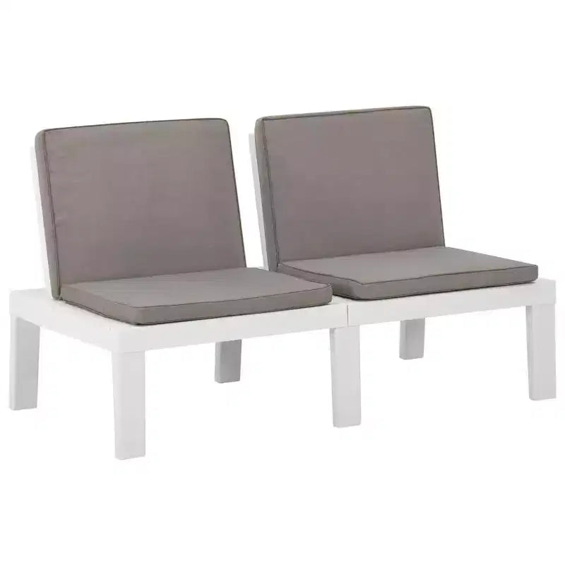 vidaXL Garden Lounge Set Plastic Normal Seats 4 Garden Lounge Set