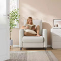 Set of 2-seater sofa and auxiliary armchair,Compact Loveseat Couch for the Living Room or Bedroom,Practical &Comfortable Seating for Small Apartments