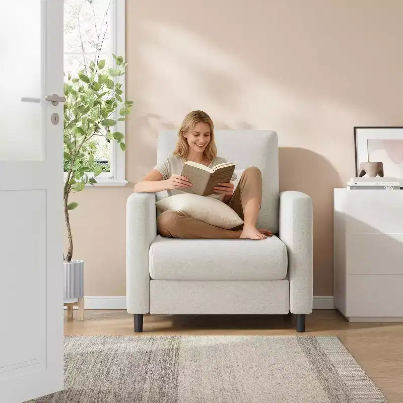 Set of 2-seater sofa and auxiliary armchair,Compact Loveseat Couch for the Living Room or Bedroom,Practical &Comfortable Seating for Small Apartments