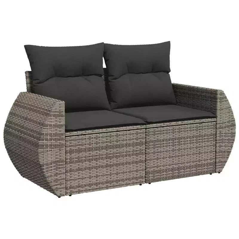 vidaXL Garden Sofa Set PE Rattan 9 Piece Set